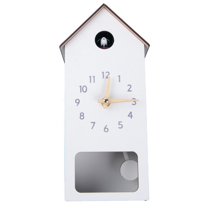 Luxury Watch Wall Clock - 北欧風カッコウ掛け時計 モダンな壁掛け時計 高級感のある美しい振り子時計 ミニマリストでエレガントなリビングルーム用時計 ホームデコレーション