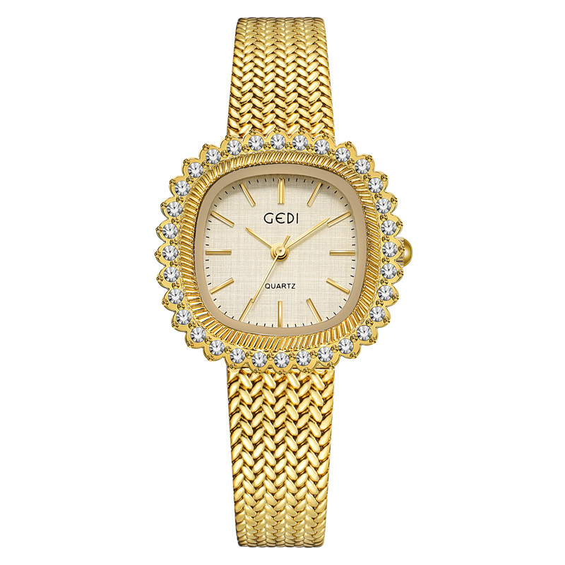Luxury Watch Grade - 女性用腕時計ブランド 中世風小麦金 ライトラグジュアリー ダイヤモンド レトロ 高品質