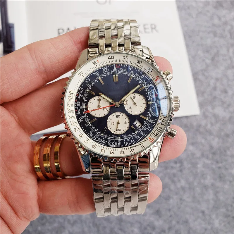 Luxury Watch Boutique - 2025年高品質ファッション多機能クロノグラフ自動日付表示ブティックステンレススチールメンズ腕時計高級ビジネスウォッチ
