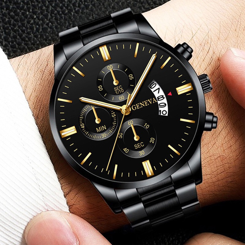 高級ステンレス鋼メンズカレンダークォーツ時計ファッションメン - Luxury Watch Wallpaper のレビューと価格
