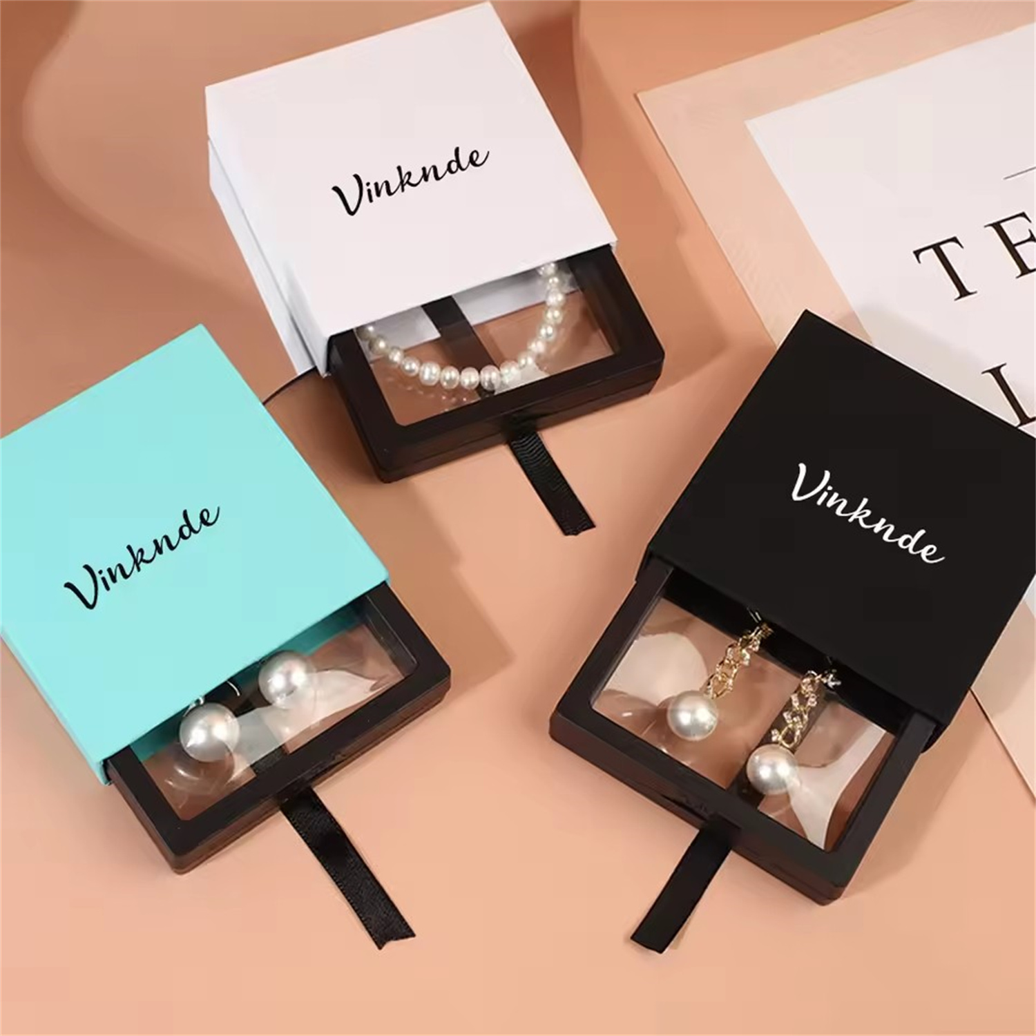 ‌ カスタムロゴ入りフローティングジュエリーディスプレイケー - Luxury Watch Boutique のレビューと価格