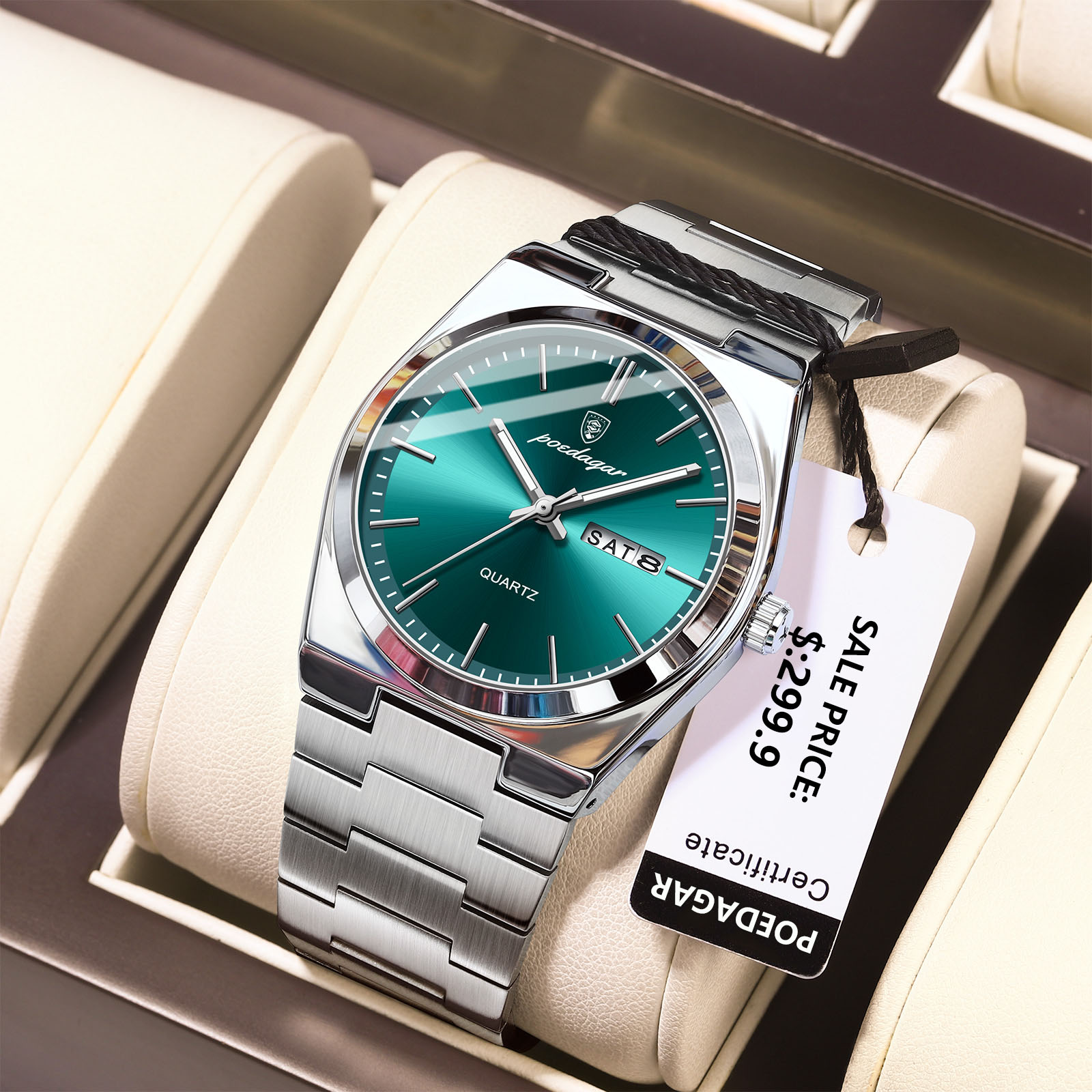 Poedagar 高級スポーツクォーツマン腕時計防水発光日付 - Luxury Watch Hublot のレビューと価格