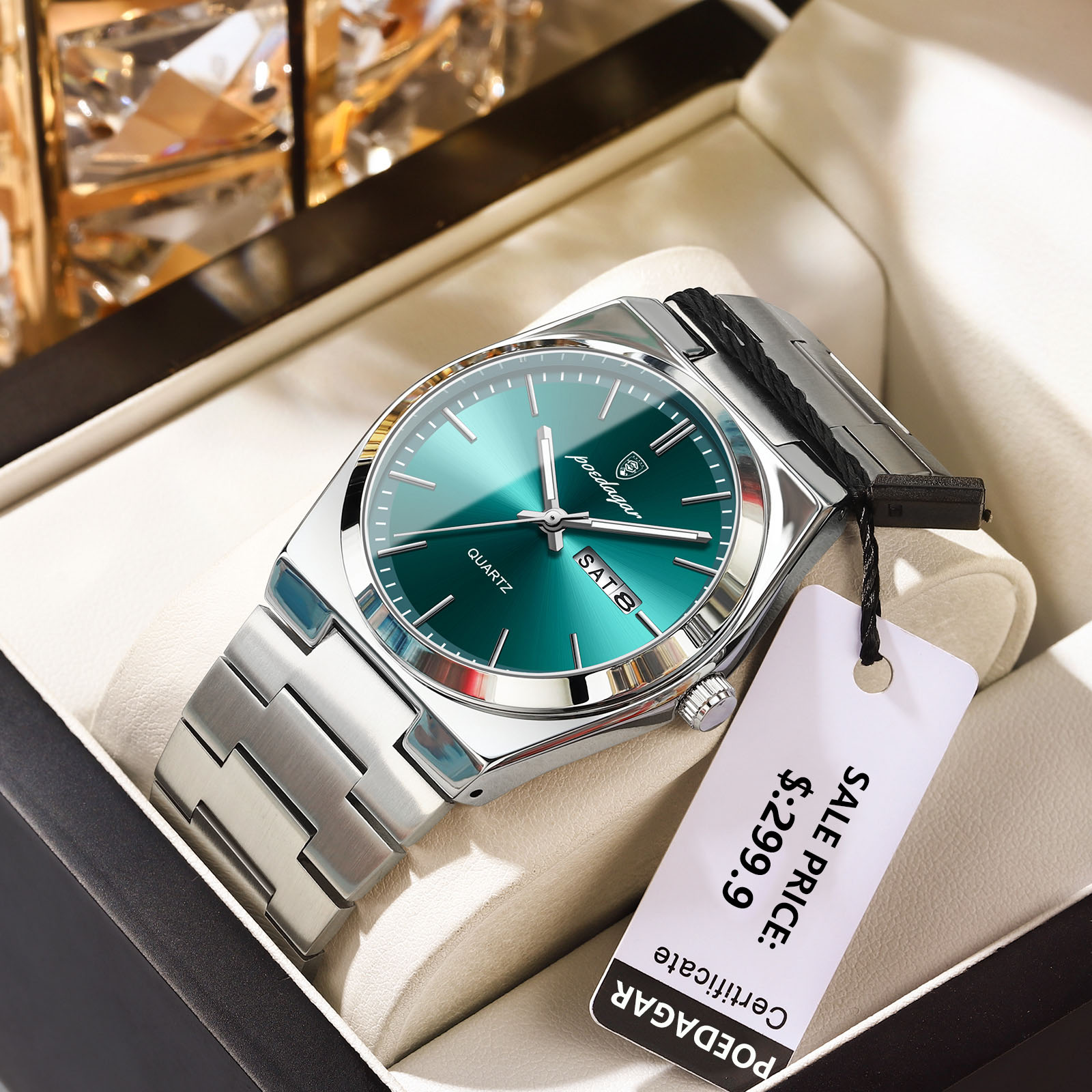 Poedagar 高級スポーツクォーツマン腕時計防水発光日付 - Luxury Watch Hublot のレビューと価格