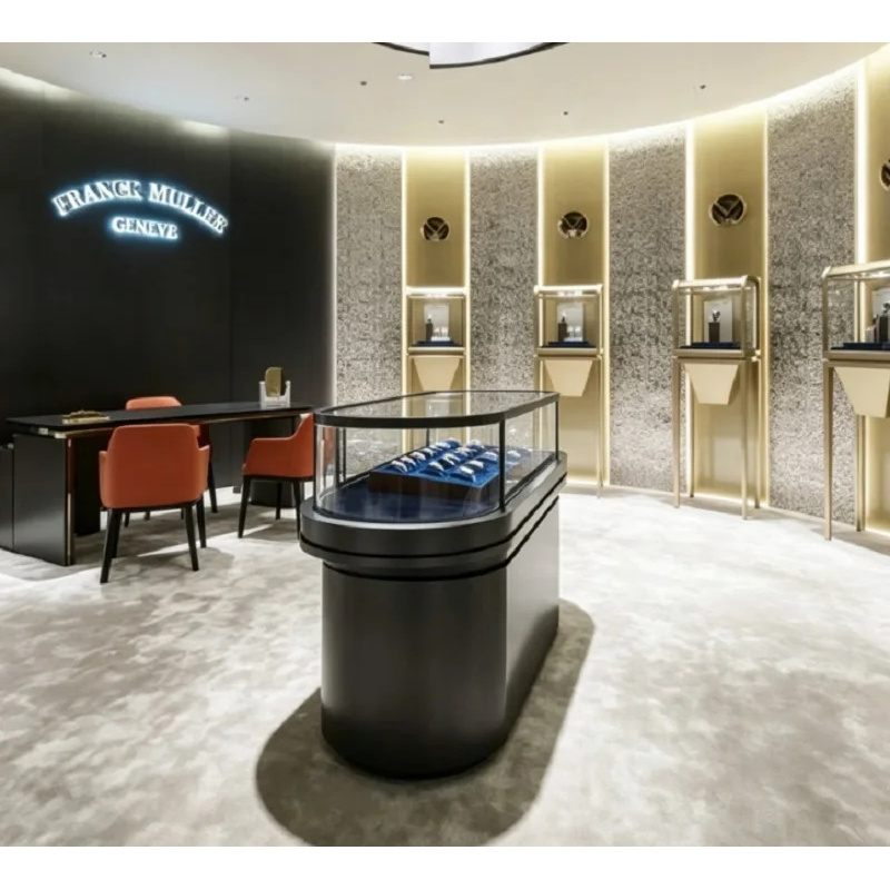 カスタム高級曲線型腕時計ディスプレイキャビネット、ガラスカウ - Luxury Watch Boutique のレビューと価格