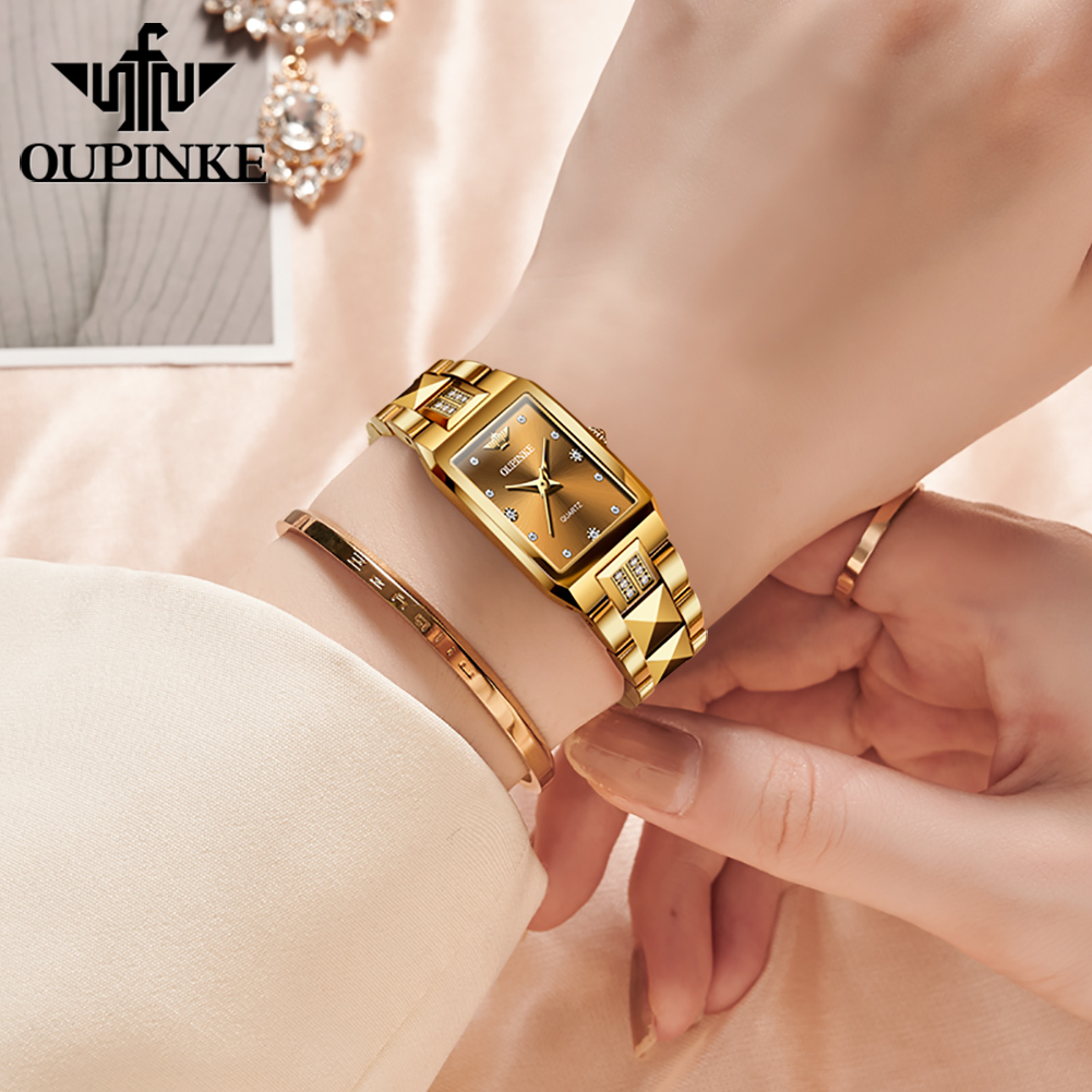 OUPINKE 3246 レディース腕時計 高級スイス製クォ - Luxury Watch Boutique のレビューと価格