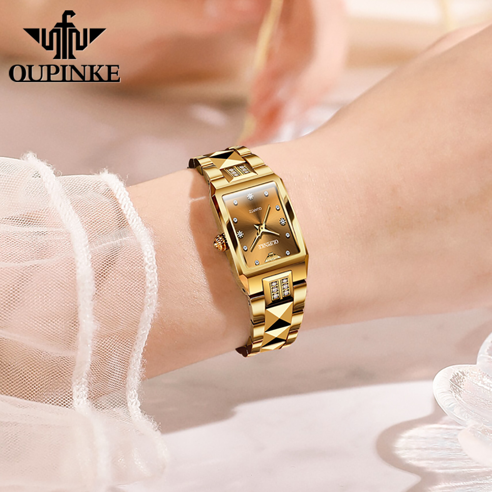 OUPINKE 3246 レディース腕時計 高級スイス製クォ - Luxury Watch Boutique のレビューと価格
