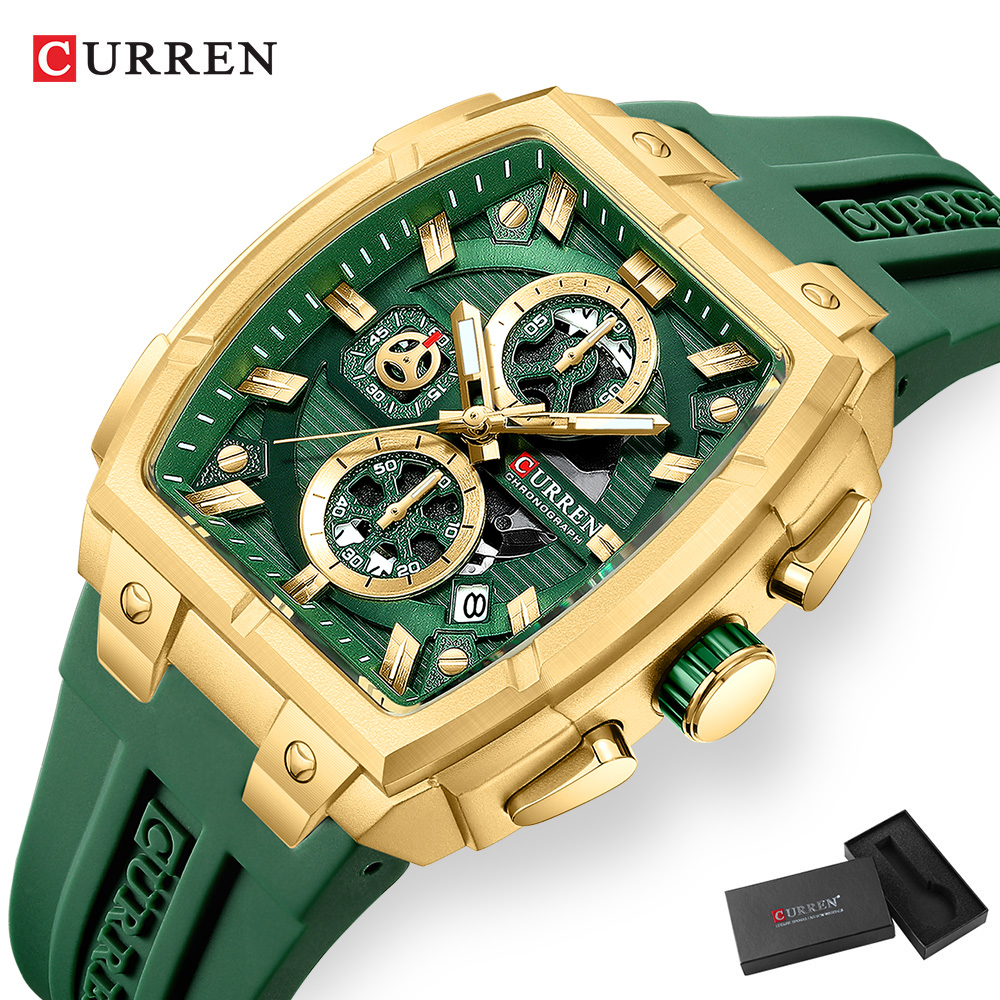 CURREN 高級ヴィンテージ腕時計 メンズ スポーツ クロ - Quiet Luxury Watch のレビューと価格