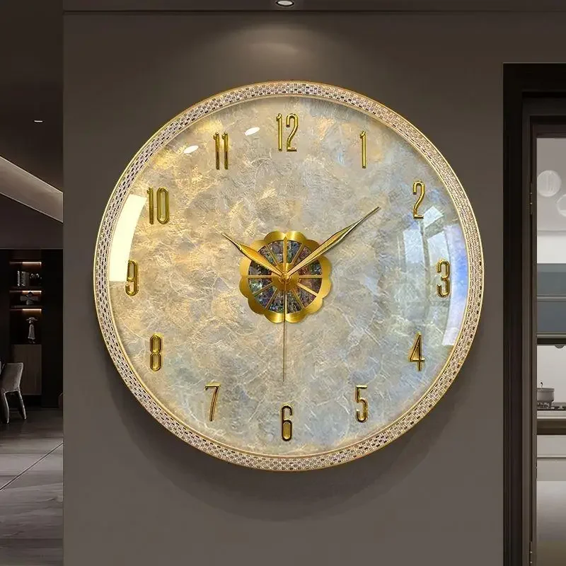 モダンライトラグジュアリーリビングルーム壁掛け時計 部屋の装 - Luxury Watch Wall Clock のレビューと価格