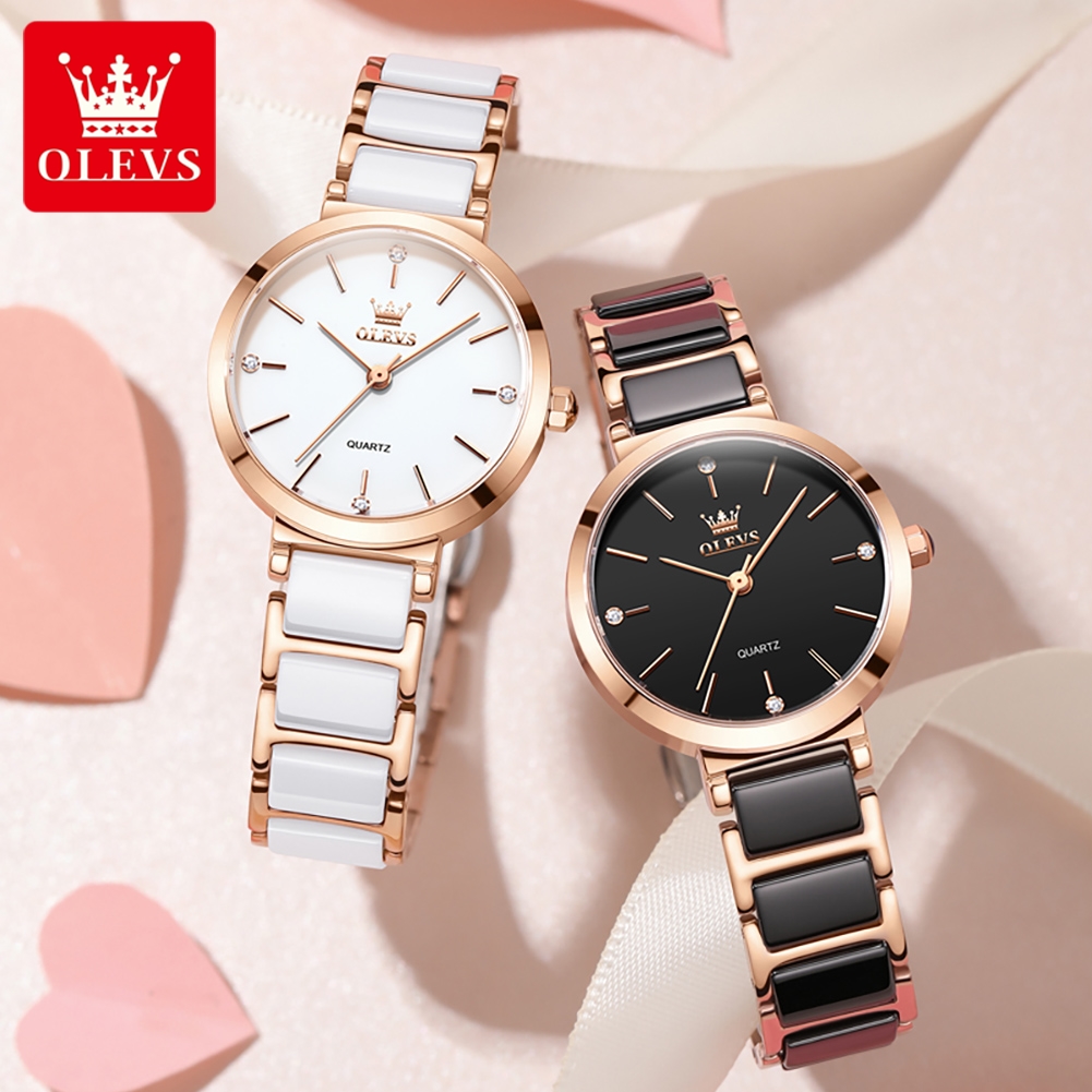 OLEVSレディース腕時計5877高級エレガントクォーツ腕時 - Luxury Watch For Women のレビューと価格