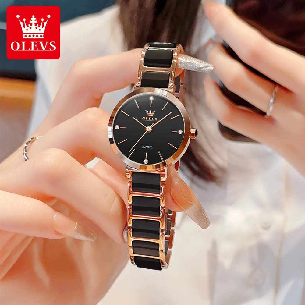 OLEVSレディース腕時計5877高級エレガントクォーツ腕時 - Luxury Watch For Women のレビューと価格