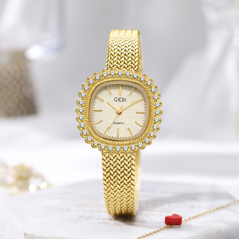 女性用腕時計ブランド 中世風小麦金 ライトラグジュアリー ダ - Luxury Watch Grade のレビューと価格