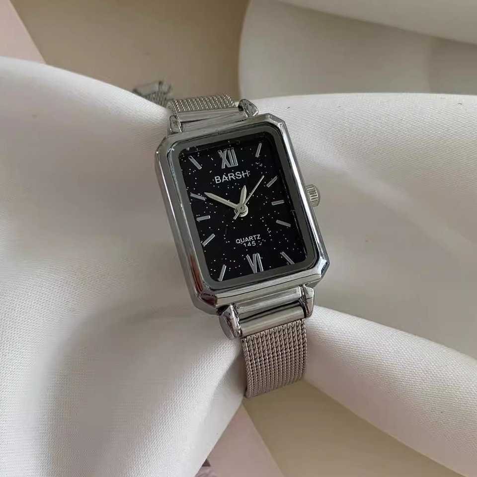 エレガントなレディース腕時計 グリーンスクエア 高級メッシュ - Luxury Watch Grade のレビューと価格