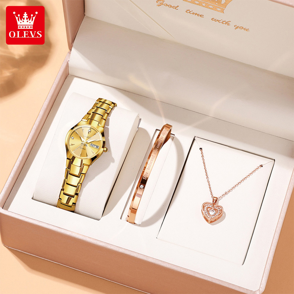 OLEVSレディース腕時計8697高級エレガントクォーツ腕時 - Luxury Watch For Women のレビューと価格