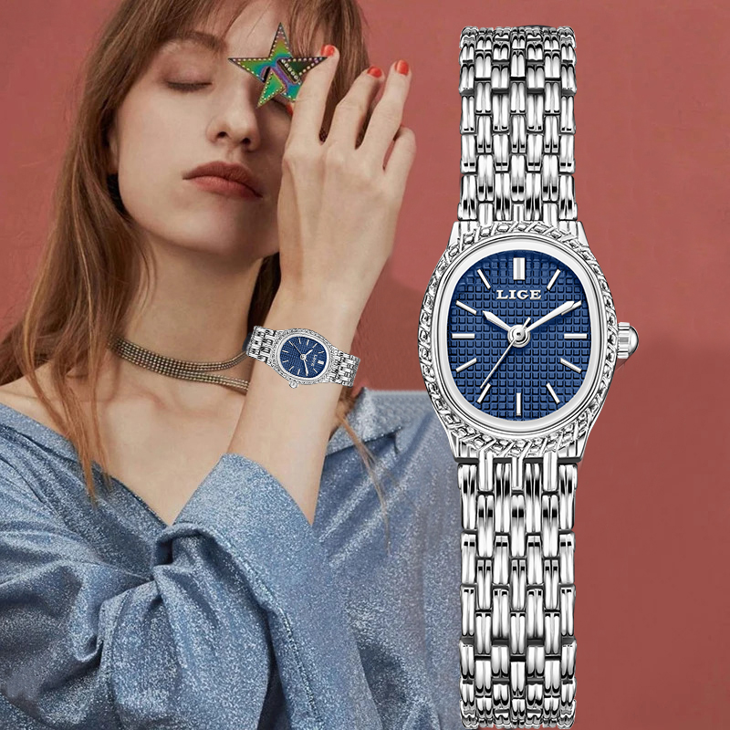 LIGE ファッション高級クォーツ女性用腕時計エレガントなク - Luxury Watch For Women のレビューと価格