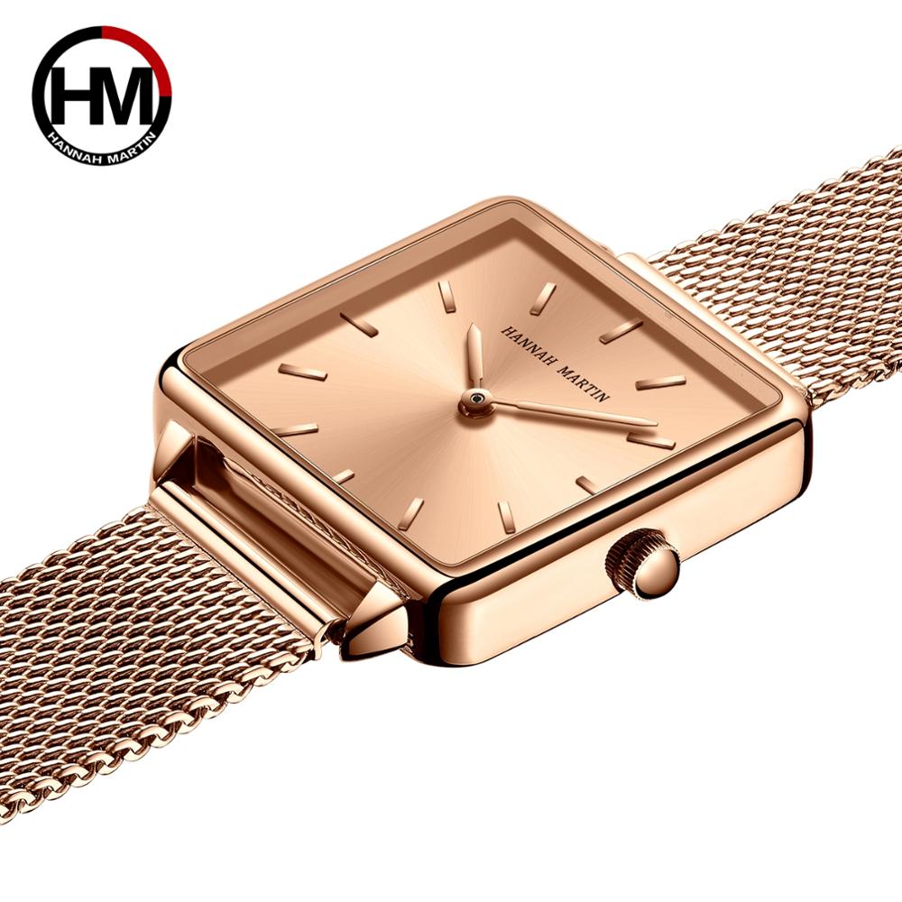 本革ストラップ日本クォーツムーブメントHM-108女性シンプ - Quiet Luxury Watch のレビューと価格
