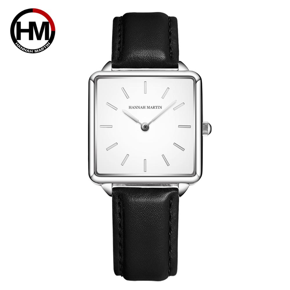 本革ストラップ日本クォーツムーブメントHM-108女性シンプ - Quiet Luxury Watch のレビューと価格