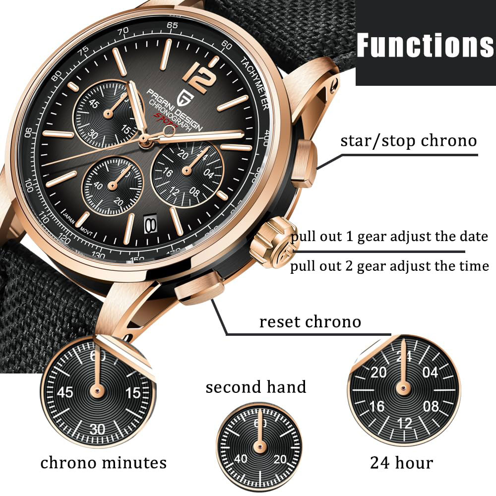 パガーニデザイン 新品 メンズ腕時計 41mm クロノグラフ - Luxury Watch Wallpaper のレビューと価格