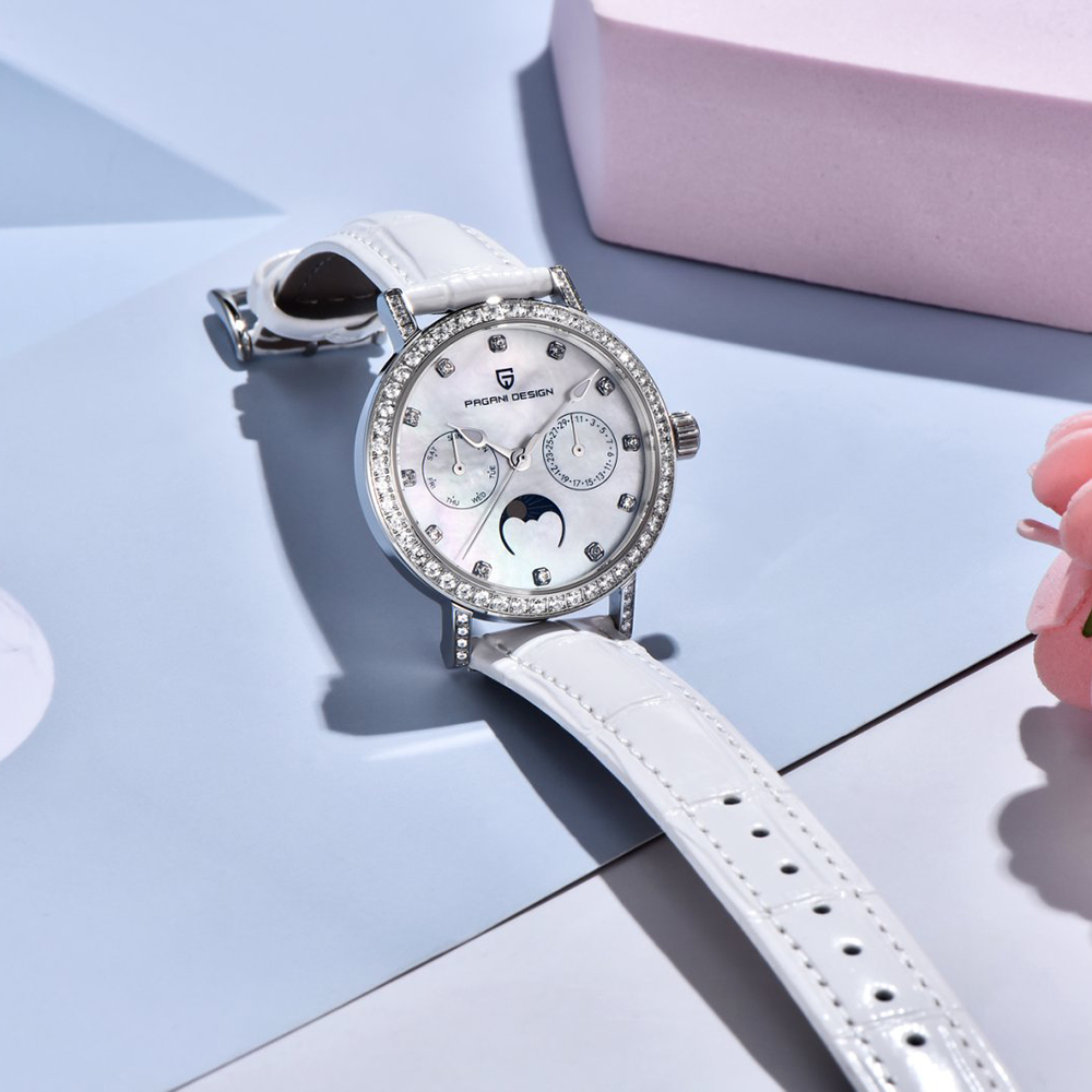 パガーニデザイン女性クォーツ時計モップダイヤルダイヤモンドベ - Luxury Watch For Women のレビューと価格