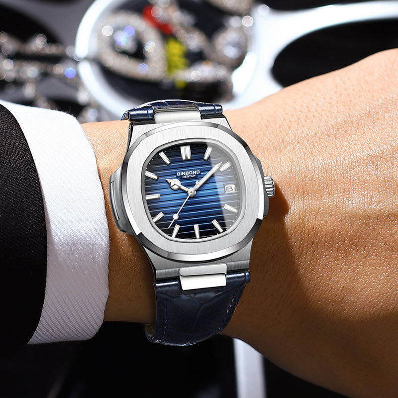 BINBOND 精密クォーツ腕時計男性用高級発光防水自動日付 - Luxury Watch Hublot のレビューと価格
