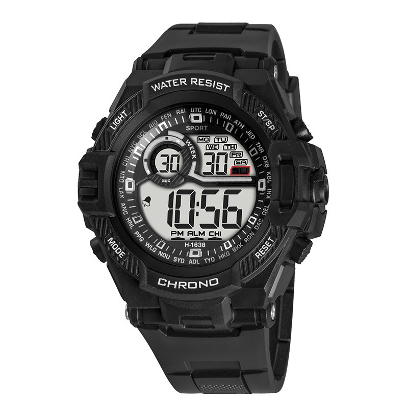 防水スポーツウォッチ、男性用高級電子時計、LEDアラームクロ - Luxury Watch Wallpaper のレビューと価格