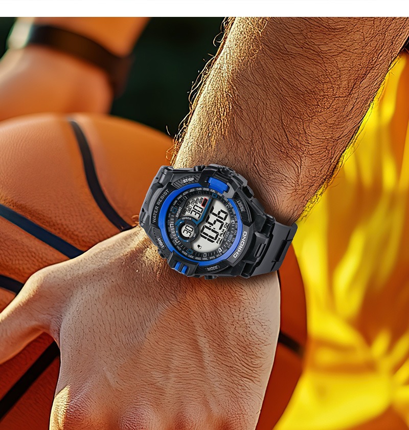 防水スポーツウォッチ、男性用高級電子時計、LEDアラームクロ - Luxury Watch Wallpaper のレビューと価格