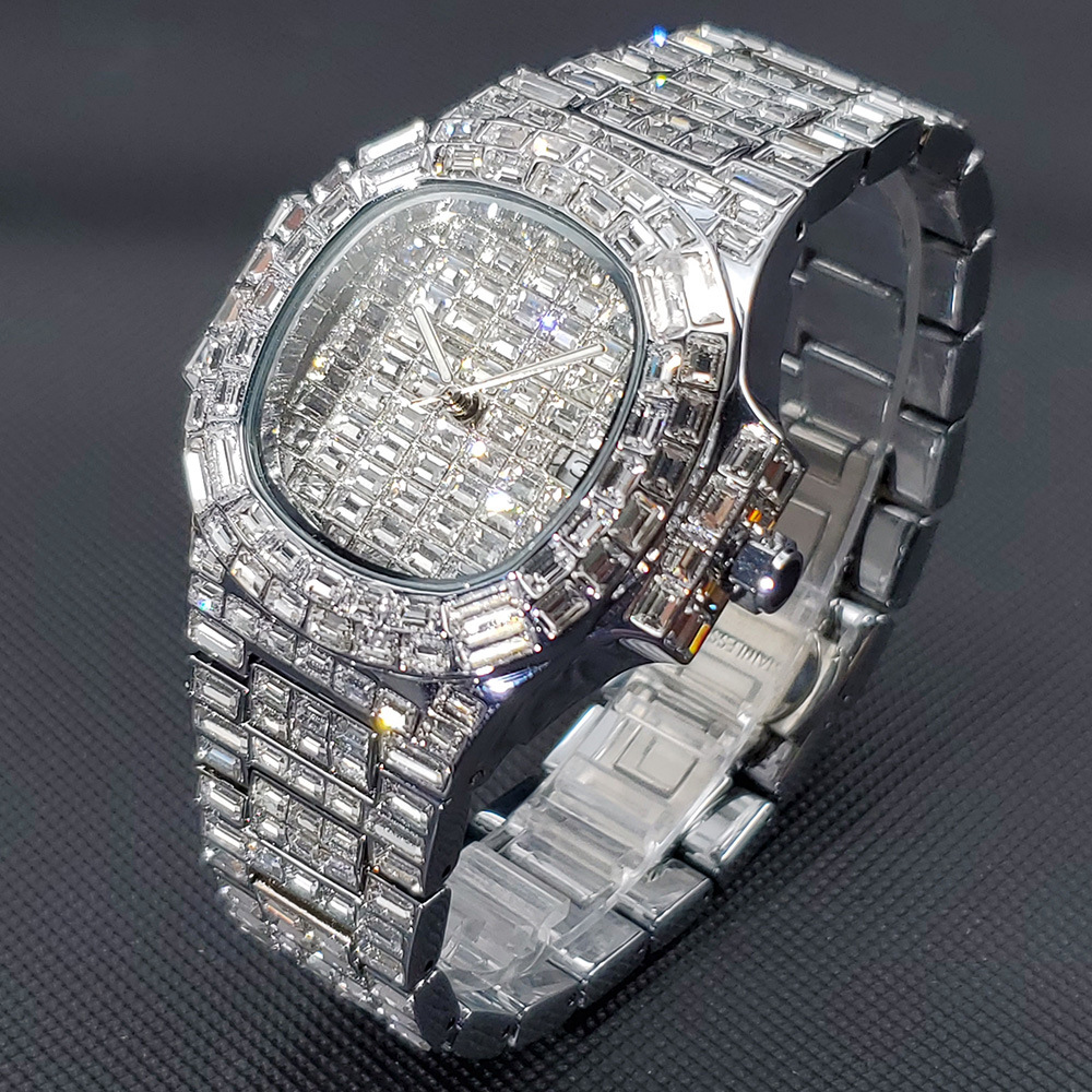 高級フルストーン腕時計ヒップホップクォーツ時計ビジネスファッ - Luxury Watch Grade のレビューと価格
