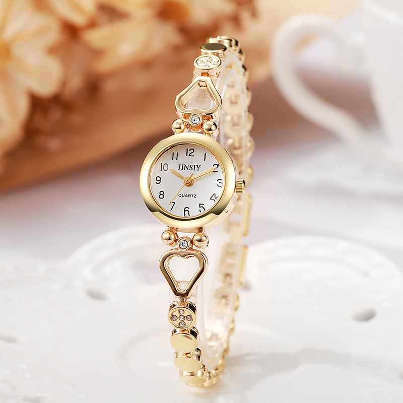 ファッション女性ブレスレット腕時計高級ギフト腕時計女性のため - Luxury Watch Gold のレビューと価格