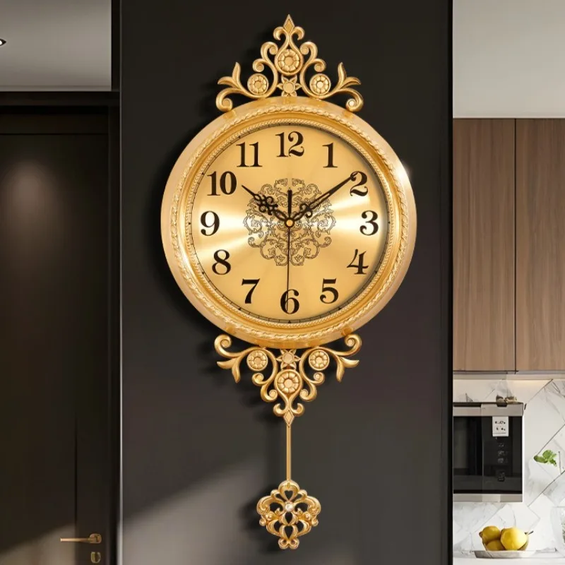 美的壁掛け時計 高級感あふれるエレガントな壁時計 装飾的な大 - Luxury Watch Wall Clock のレビューと価格
