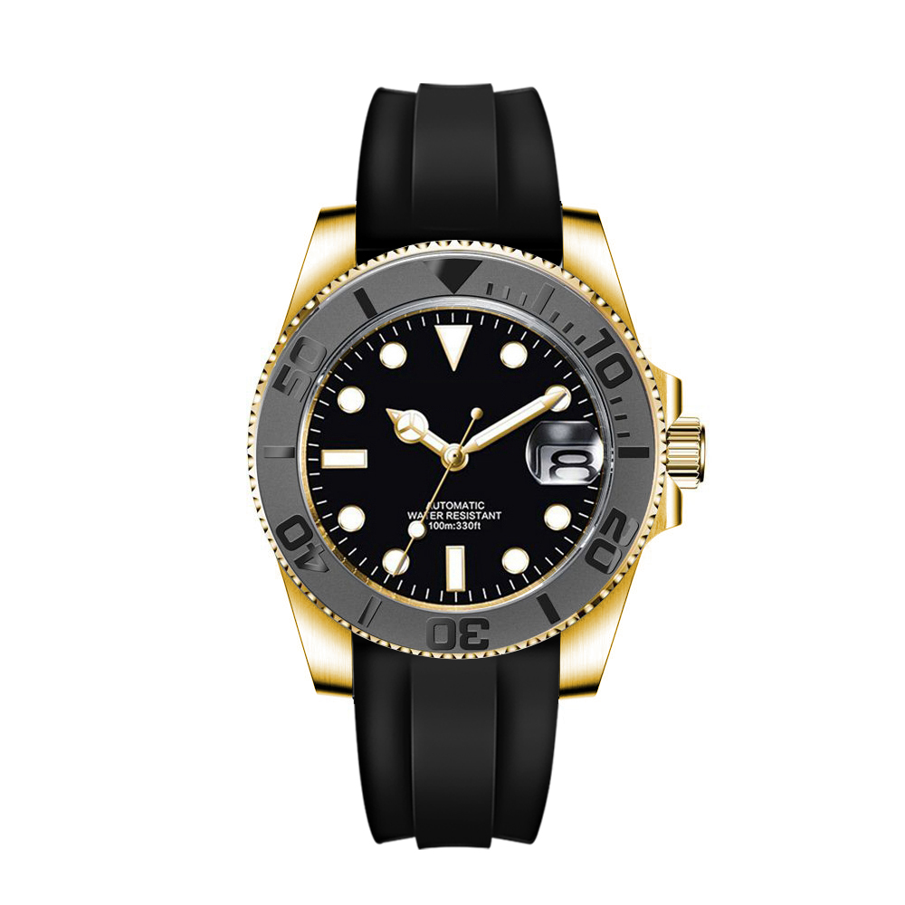 カスタムロゴ 40m防水 高級 NH35/ミヨタ 自動巻き機 - Luxury Watch Gold のレビューと価格
