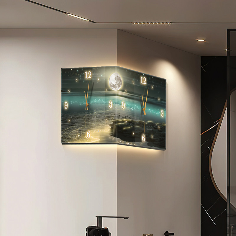 LEDデジタル壁掛け時計 高級レストラン リビングルーム ア - Luxury Watch Wall Clock のレビューと価格